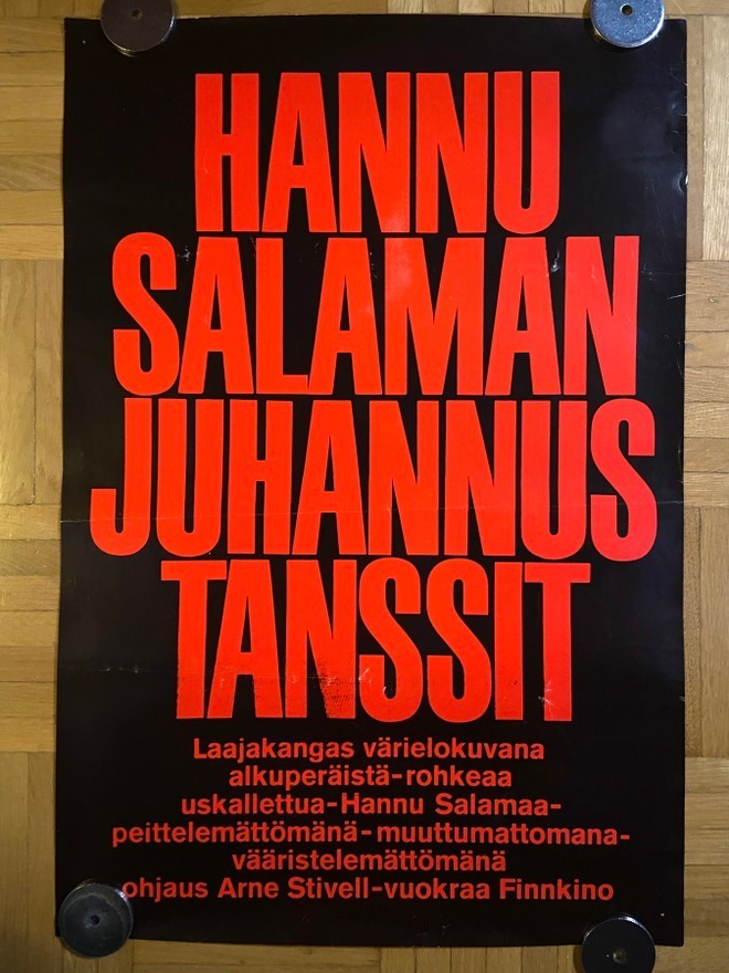 Vanha elokuvajuliste: Hannu Salaman Juhannustanssit