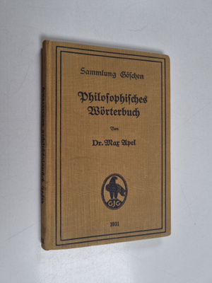 Max Apel : Philosophisches Wörterbuch
