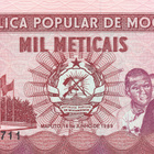 Mozambique 1.000 Meticais 1989 P132c #393 - pikkukuva 1