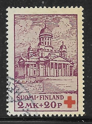 Punainen risti 1932 2+0,20mk (LAPE 174) O