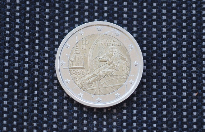 2 EUR Italia Torinon olympialaiset 2006