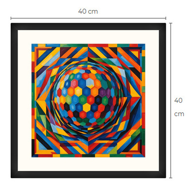 Uusi uniikki abstrakti art print taulu 40 cm x 40 cm