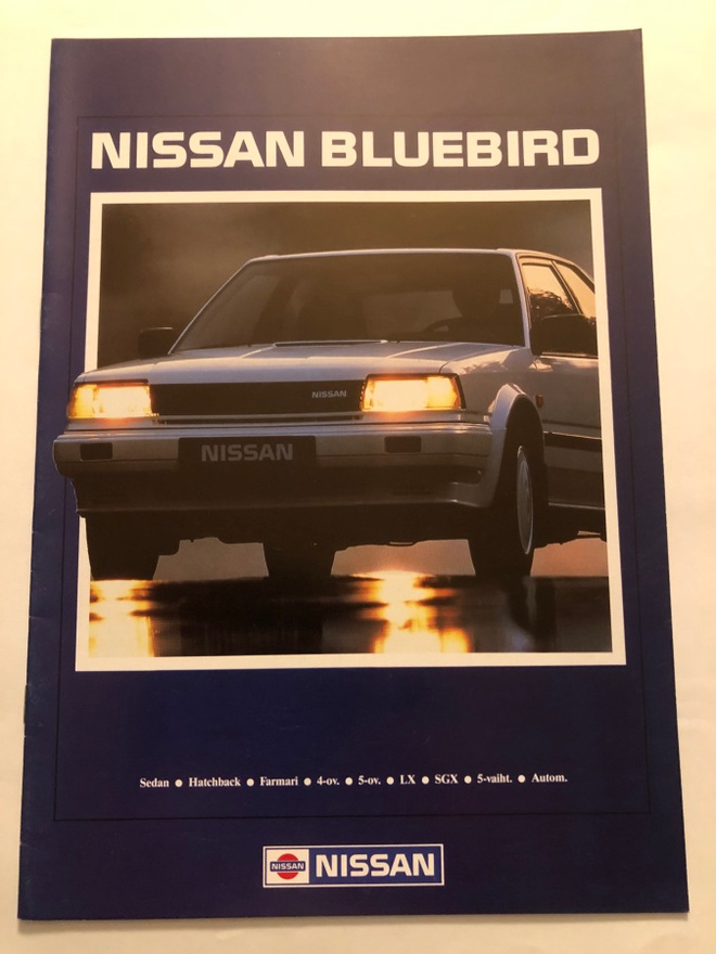 Myyntiesite - Nissan Bluebird - 10/1986