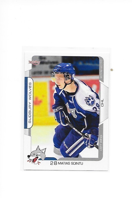 2009-10 Sudbury Wolves #16 Matias Sointu Ilves farmi