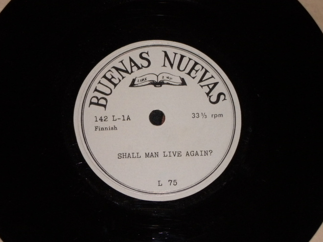 7" TUNTEMATON? - Shall Man Live Again? - single  EX+