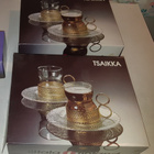 Iittala Tsaikka laseja ERÄ1 / aluslautasia KÄYTTÄMÄTTÖMIÄ - pikkukuva 2