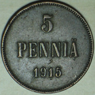 1915 SUOMI 5 PENNIÄ - pikkukuva 1