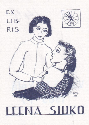 Ex Libris,   Leena Siuko.  b436