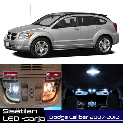 Dodge Caliber Sisätilan LED-sarja 7-osainen