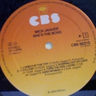 MICK JAGGER :: SHE'S THE BOSS :: VINYYLI  LP    1985 - pikkukuva 3