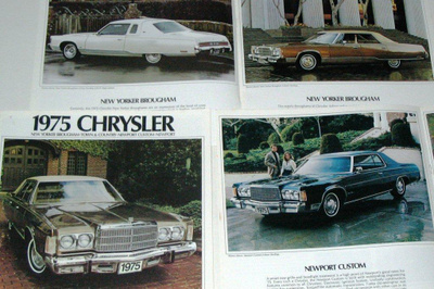 1975 Chrysler New Yorker / Newport esite - KUIN UUSI