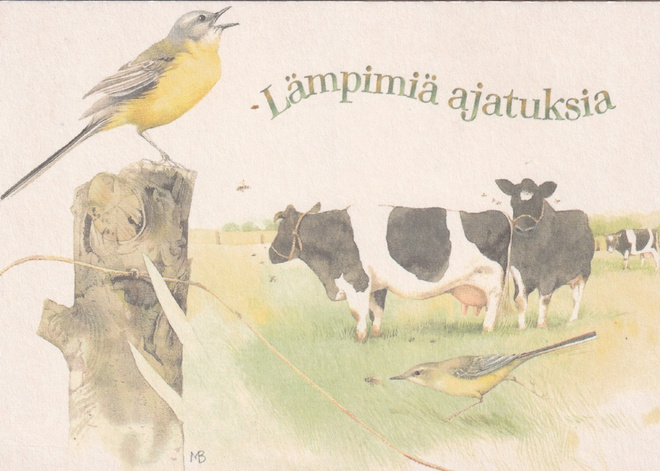 Marjolein Bastin - Lehmät laitumella - linnut laulaa