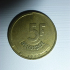 5 frangin belgian kolikko - pikkukuva 2
