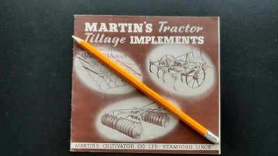 Martin's Tractor Tillage Implements esite (1947)