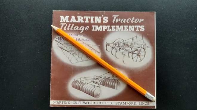 Martin's Tractor Tillage Implements esite (1947)
