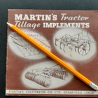 Martin's Tractor Tillage Implements esite (1947) - pikkukuva 1