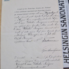 VANHA Asiakirja Suomen Senaatti 1903 KOMEA Sinetti - pikkukuva 1