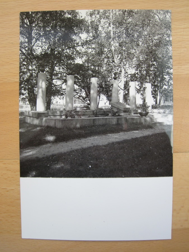VANHA Valokuva Sankarihaudat Alavus 1940-l