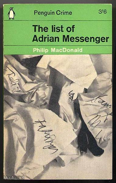 Philip MacDonald: The List of Adrian Messenger
