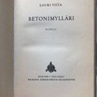 Lauri Viita: Betonimylläri. 1947. 1.p. - pikkukuva 1