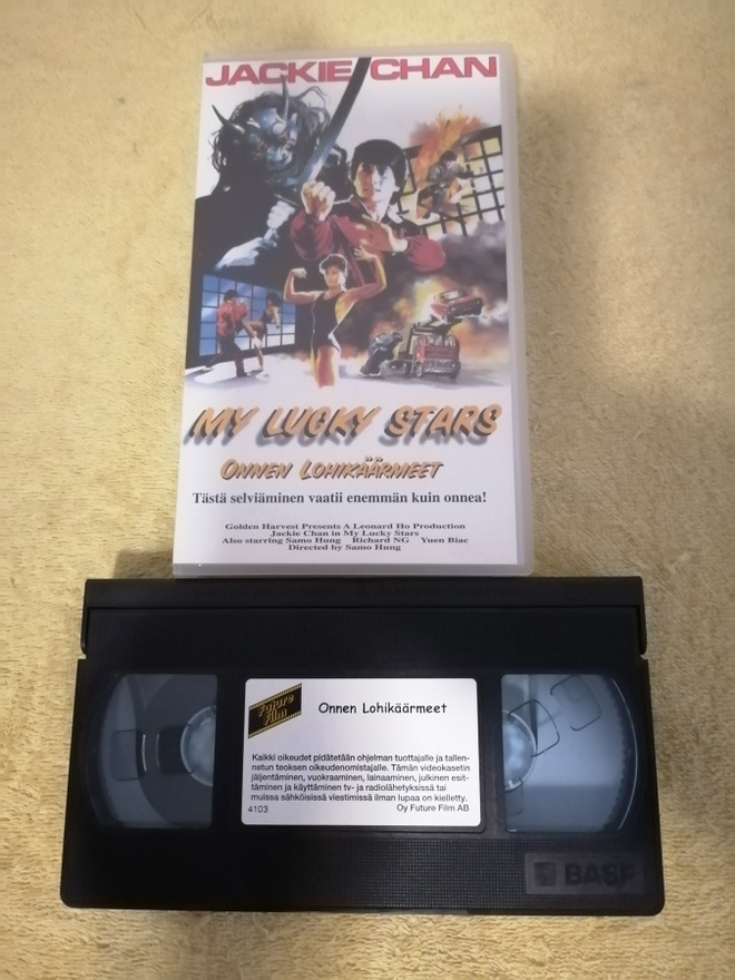 MY LYCKY STARS ONNEN LOHIKÄÄRMEET VHS