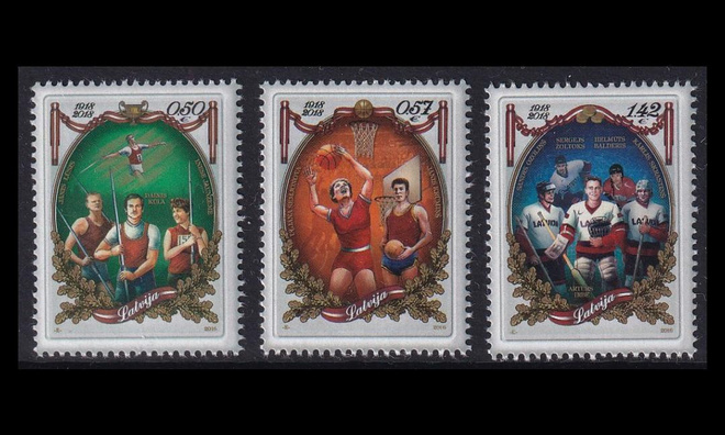 Latvia 1001-3 ** Tasavalta 100v (2016)