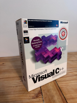 Microsoft Visual C++ 5.0 Professional Big Box, ei CD:tä