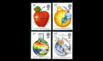 Iso-Britannia 1101-4 ** Newtonin Principia 300v (1987)