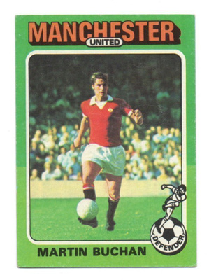 Purkkakuva  n:o 36 1973-74 MARTIN BUCHAM. MANCHESTER CITY