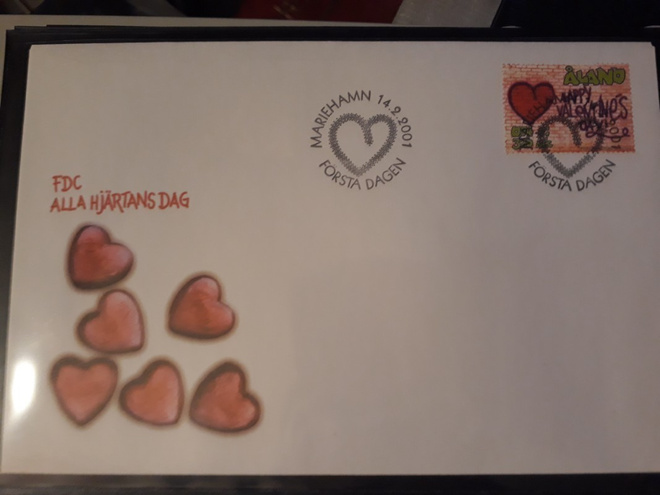 Åland 2001 - Ystävänpäivä FDC