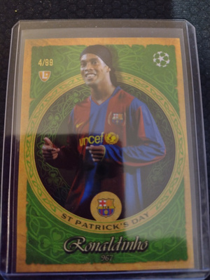 Ronaldinho st Patrick's day gold /99