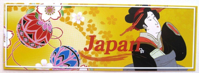 Kirjanmerkki Japan Geisha