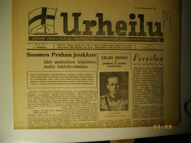 Urheilu lehti Nro 14/1947 (9.11)
