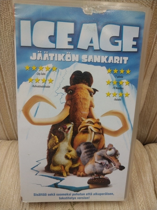 Ice Age Jäätikön sankarit VHS-kasetti