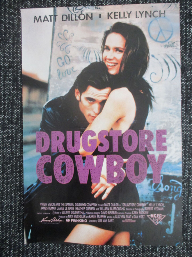 Drugstore Cowboy (1989) - vanha elokuvajuliste - Matt Dillon