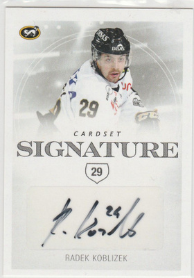 2019/20 Cardset Signature Radek Koblizek , Kärpät