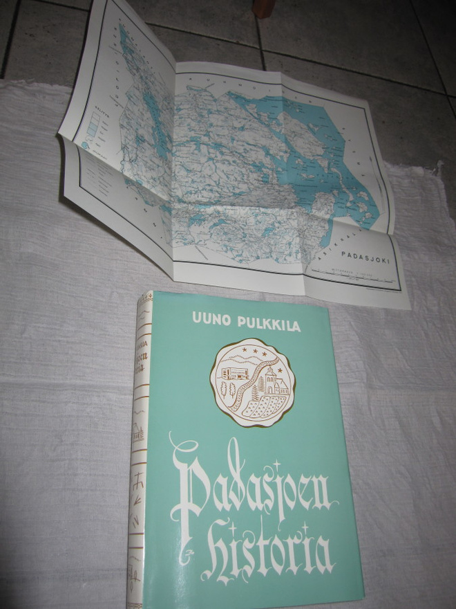 Uuno Pulkkila : Padasjoen historia + kartta