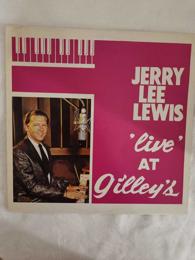 JERRY LEE LEWIS - 'LIVE' AT GILLEY'S LP UNOFFICIAL RELEASE