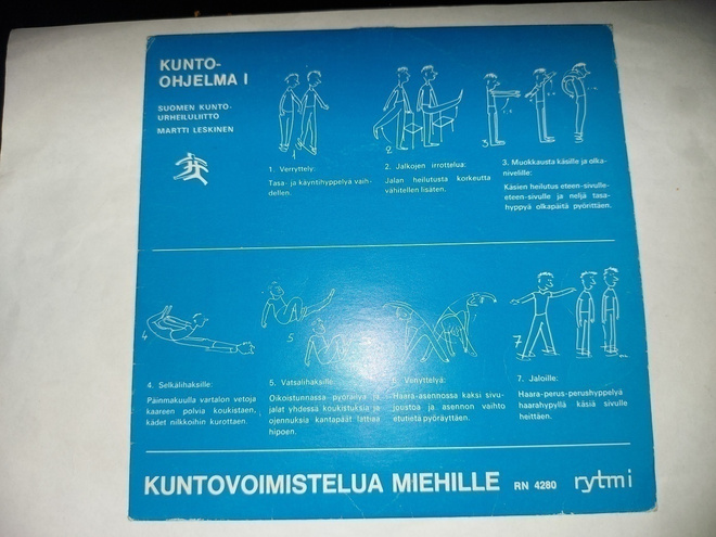 KUNTOVOIMISTELUA MIEHILLE 2 - 7 " Sinkku ( RARE )