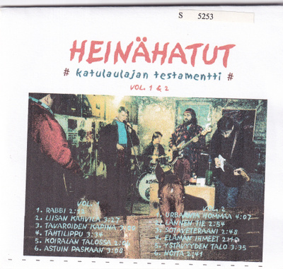 Heinähatut - Katulaulajan Testamentti Vol. 1 & 2 (2xCDr, Max
