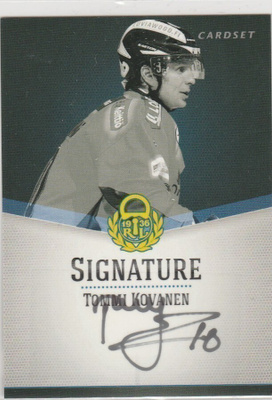 2012/13 Cardset Signature Tommi Kovanen , Lukko