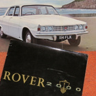 1964 Rover 2000 PRESTIGE esite - melkein KUIN UUSI - 16 siv - pikkukuva 1