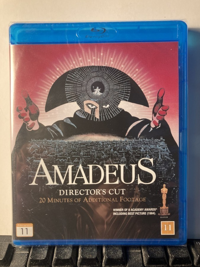 AMADEUS, BluRay, Forman, Hulce, Abraham, muoveissa