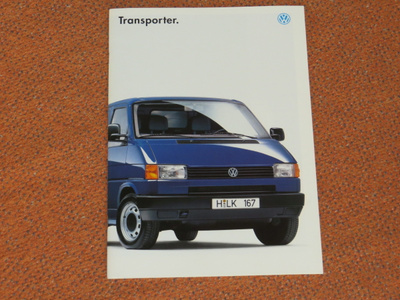 1994 VW Transporter pakettiauto esite - KUIN UUSI - 36 sivua