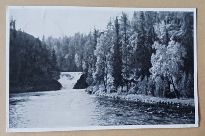 Kuusamo, Jyrävän koski, mv vkpk, kulk.