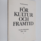 Frank Jernström : För kultur och framtid - pikkukuva 1