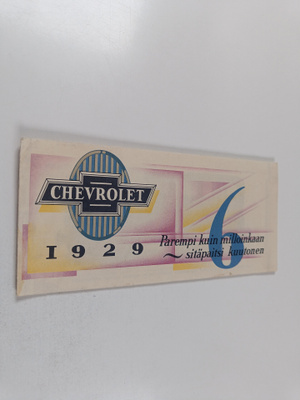 Chevrolet 6 1929 -esite