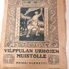 Vanha nuottivihko Vilppulan urhojen muistolle - pikkukuva 1