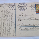VANHA Postikortti Joulumerkki 1939 Olympia 1940 Leiman Alla - pikkukuva 1