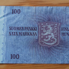 Suomen pankki 100 Markkaa 1963 , Snellman - pikkukuva 2
